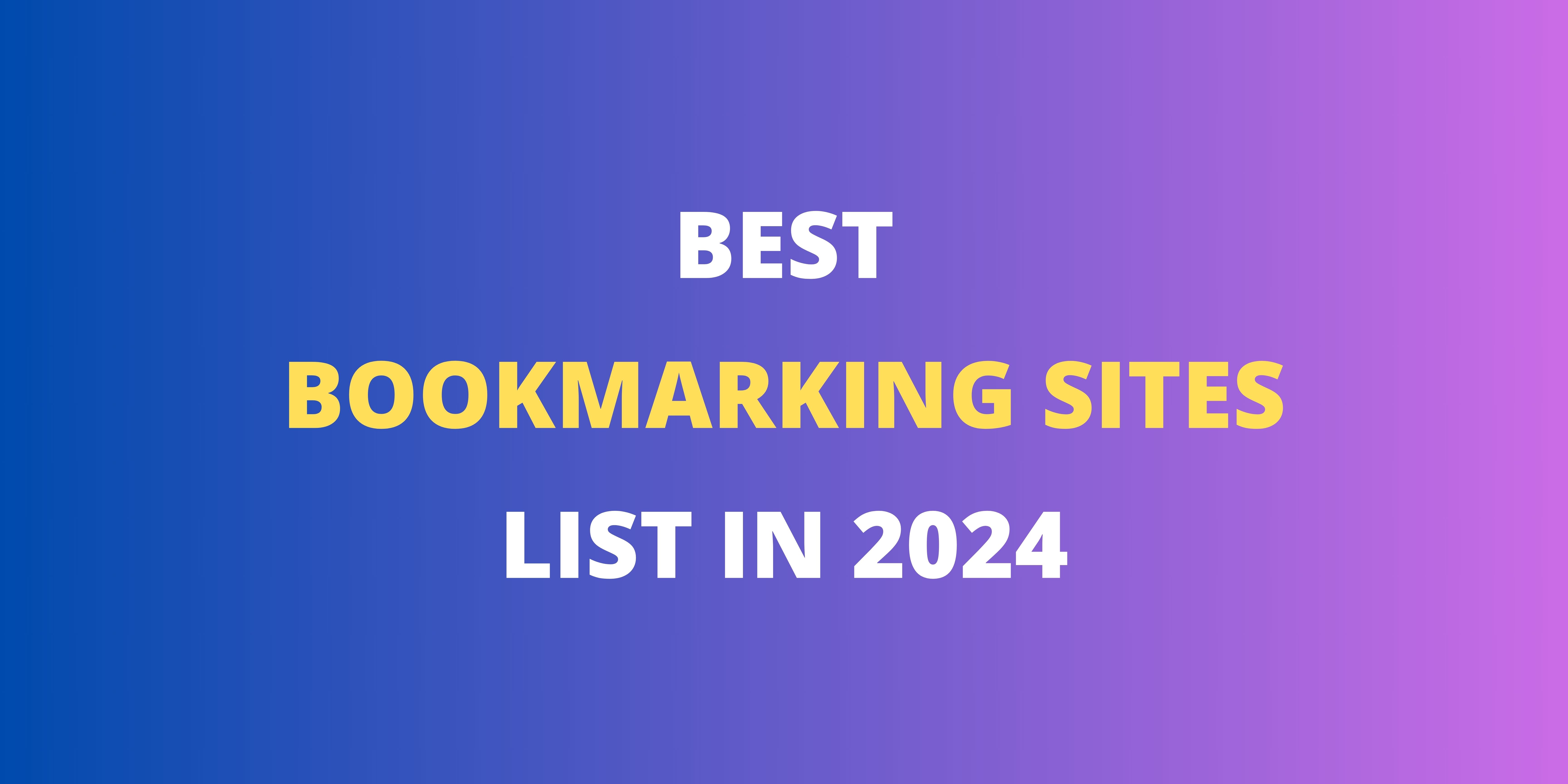 bookmarking sites